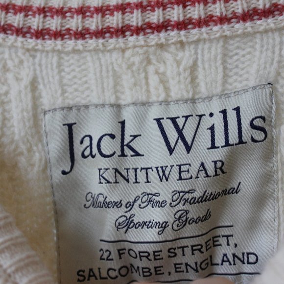 Jack Wills Cable Knit Wool Sweater Small - Picture 8 of 10